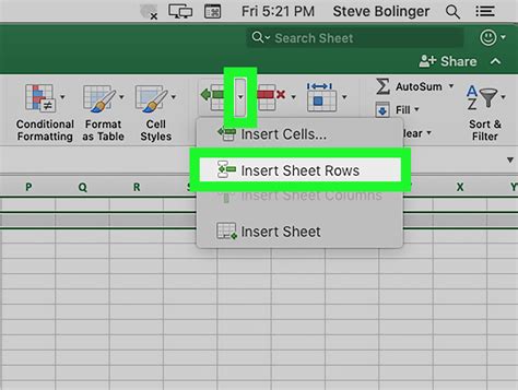 comando para insertar filas en excel|Cómo insertar filas en Excel con el teclado